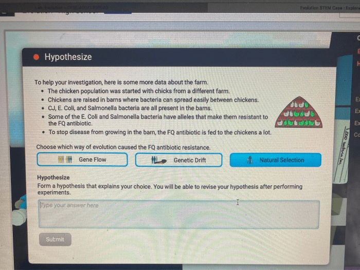 Evolution stem case gizmo answer key