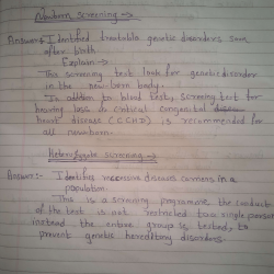 Match each statement to the genetic screening procedure it describes